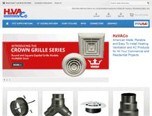Tablet Screenshot of havacosales.com